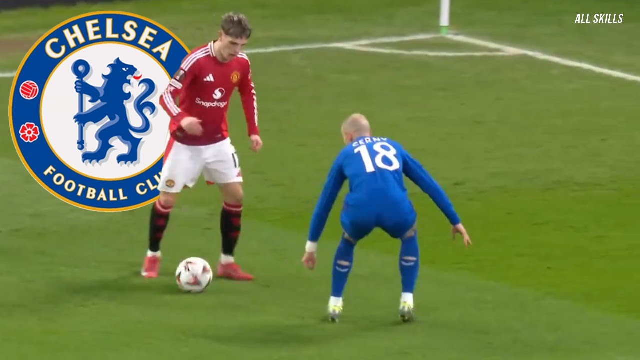 Alejandro Garnacho SKILLS 2025 🔵 Chelsea's New Star?