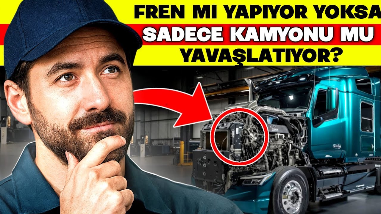 Ağır bir kamyonda motor freni nasıl çalışır?