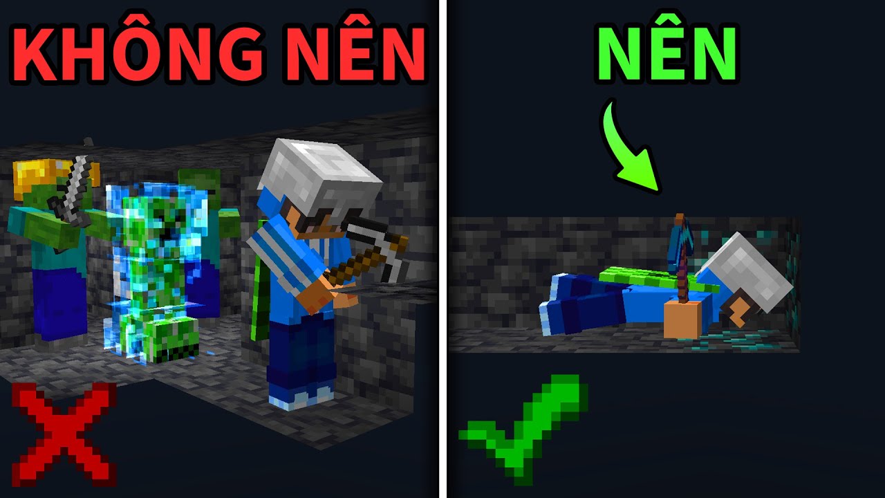 25 SAI LẦM Trong Minecraft Mà Bạn Không Nên Phạm Phải