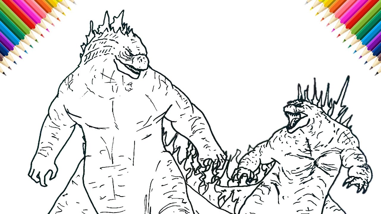 How to Draw Godzilla Minus One vs Godzilla Legendary