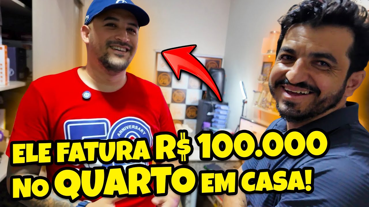 ELE COMEÇOU NO QUARTO DE CASA COM A LOGÍSTICA REVERSA - APENAS R$ 700,00