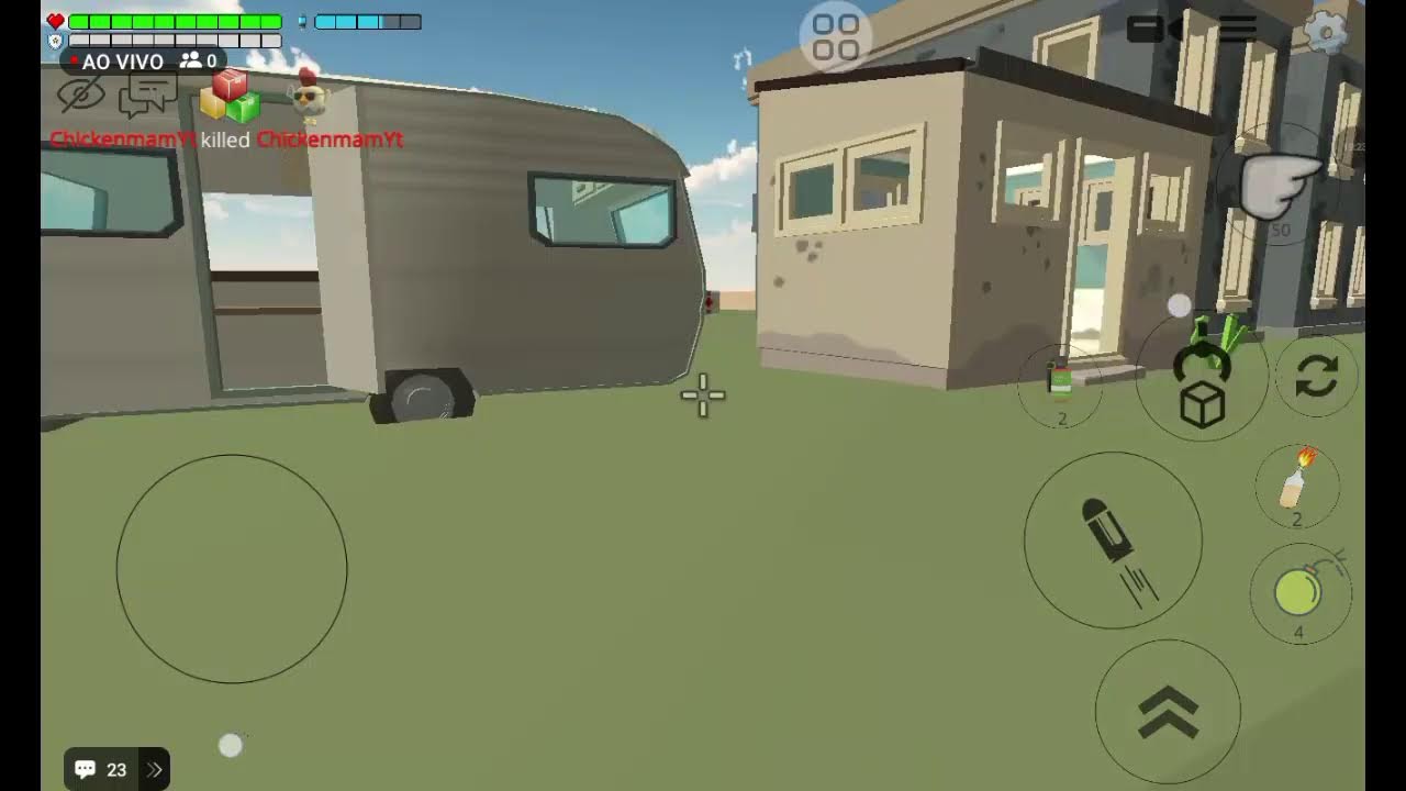 PARTE 2 DA LIVE DE FNAF 2 SÓ QUE NÃO É FNAF 2 É CHICKEN GUN