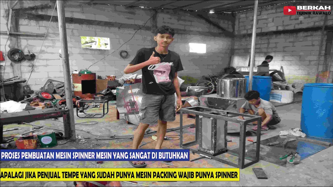 PROSES PEMBUATAN MESIN YANG SANGAT DI BUTUHKAN BAGI PENJUAL TEMPE YANG SUDAH PUNYA MESIN PACKING