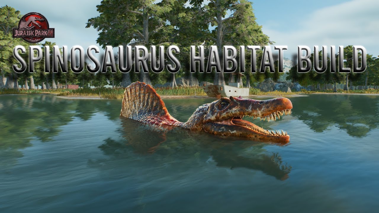 Dise&ntilde;ando el hogar ideal para el Spinosaurus | Jurassic World Evolution 3 Build