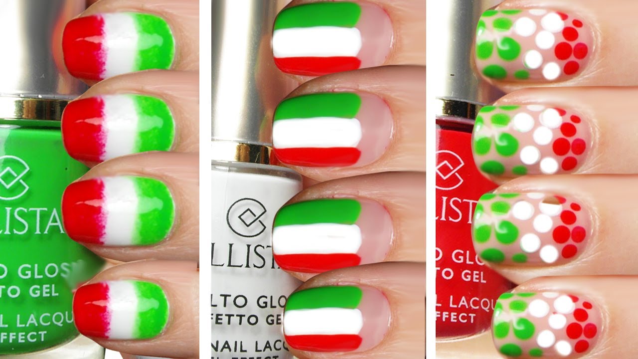 3 Nail Art FACILISSIME per tifare ITALIA!