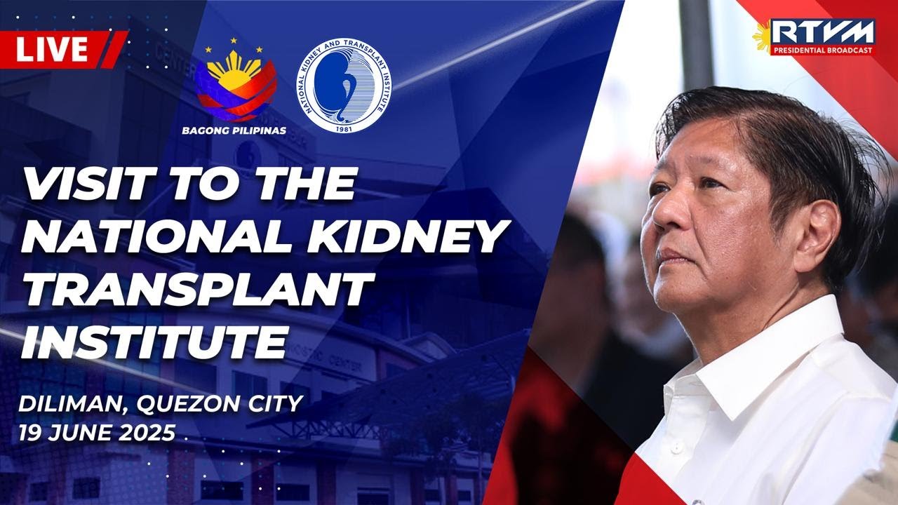 Visit to the National Kidney Transplant Institute 06/19/2025