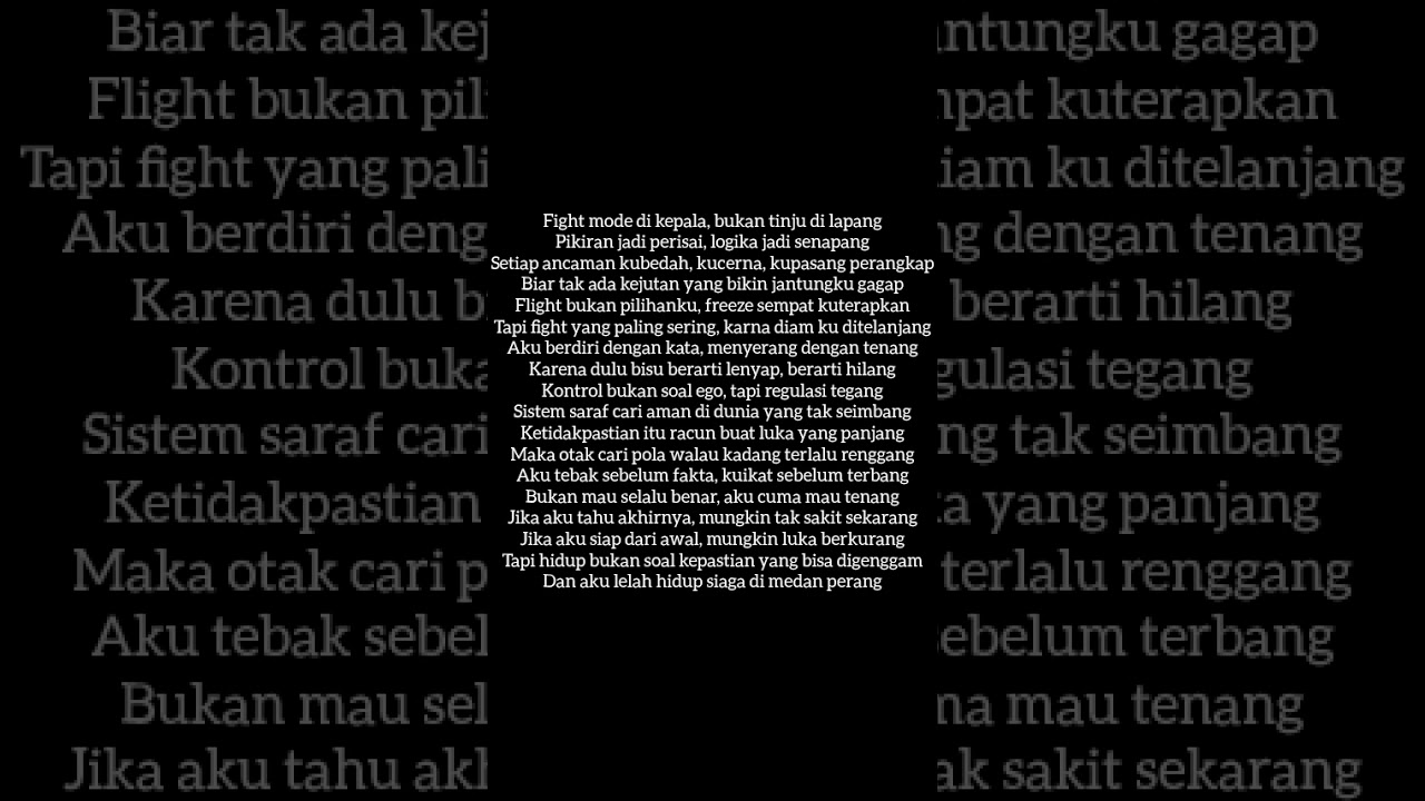 Lirik video Rap Indonesia 