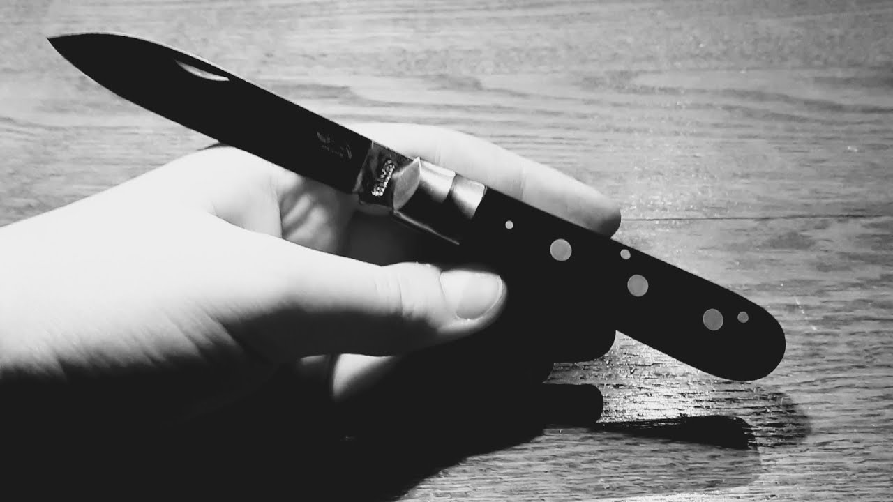 An extremely solid workhorse from Solingen Germany, Otter Messer 3 rivet knife (Drei Nieten Messer)