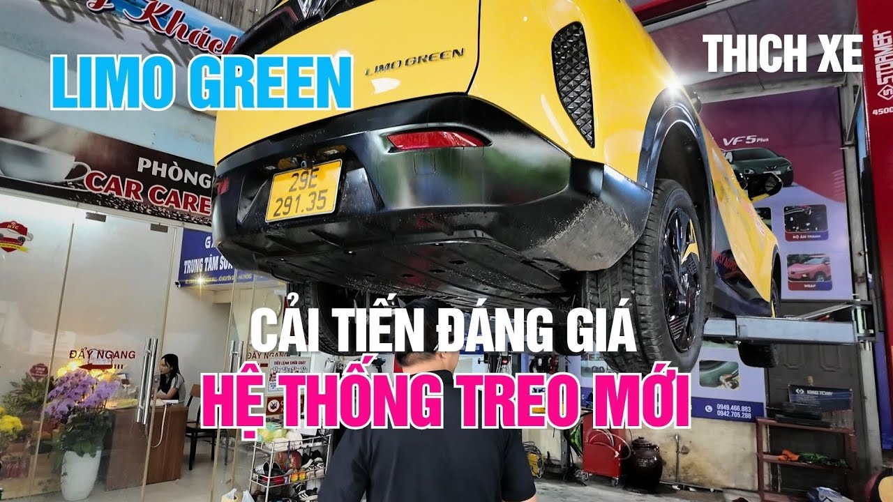 Cải tiến đáng giá ở HỆ THỐNG TREO sau của Limo Green ăn đứt VF6-7-8 