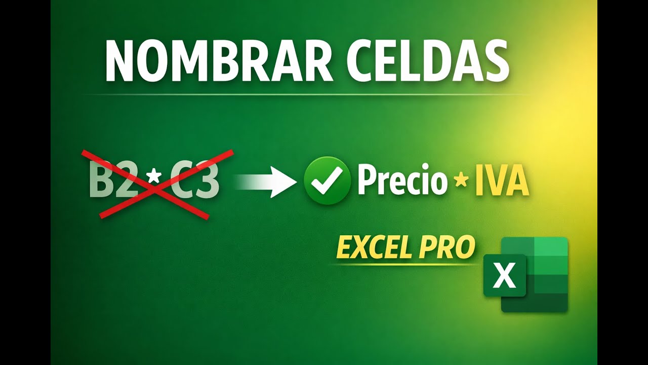 La gran ventaja de nombrar celdas en Excel