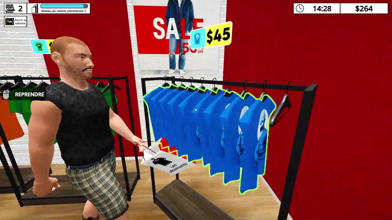 J'OUVRE MON PROPRE CENTRE COMMERCIAL - Mall Simulator (Découverte 40/∞)