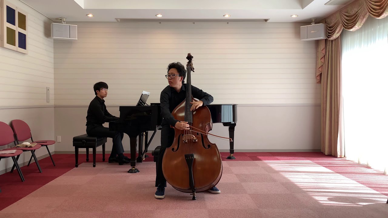 【4K】D.Dragonetti(Édouard Nanny) Bass Concerto(A-dur)1st movement ドメニコ・ドラゴネッティ コントラバス協奏曲(イ長調)第一楽章