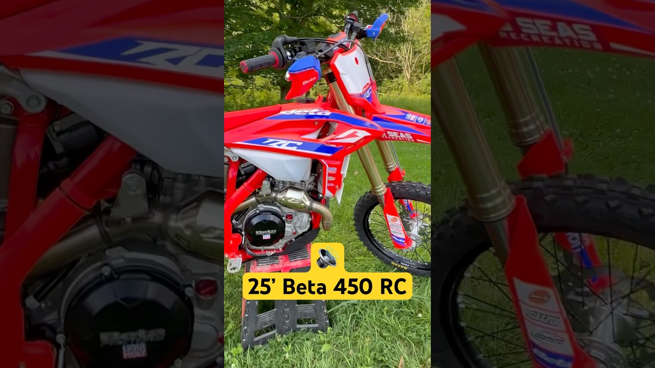 Brand new 2025 Beta 450 RC 🔊🔊 #3SRTV #Beta #450RC #DirtBike #Revved #motocross