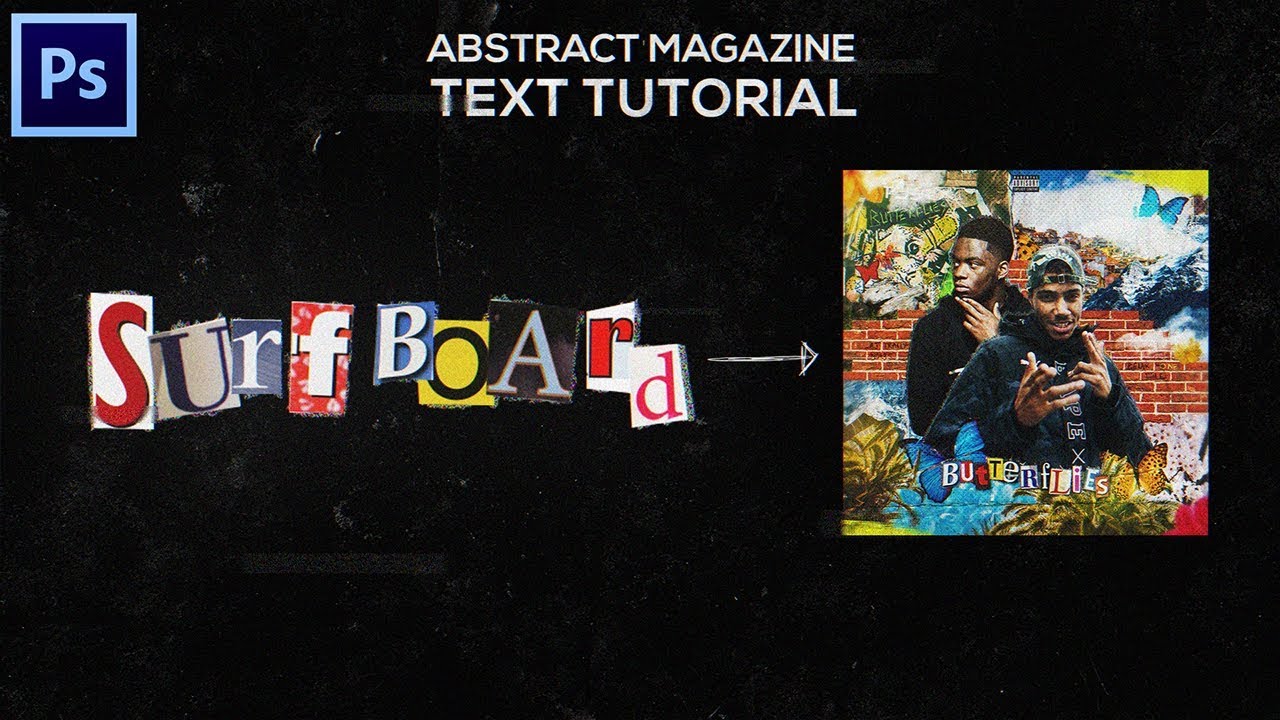 Tutorial: How To Create An Abstract Magazine Text Effect (Photoshop)