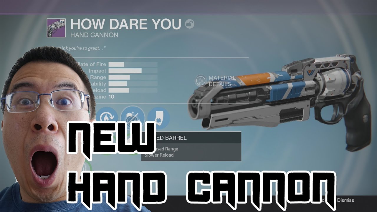 Amos Plays: Destiny How Dare You Hand Cannon (Live Crucible)