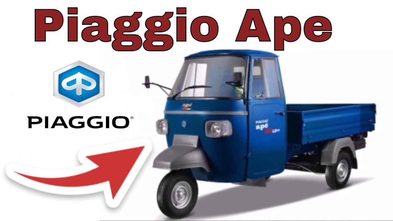 Piaggio APE, 2018, todo lo que debes saber de esta MOTOCICLETA, INTERIOR Y EXTERIOR.
