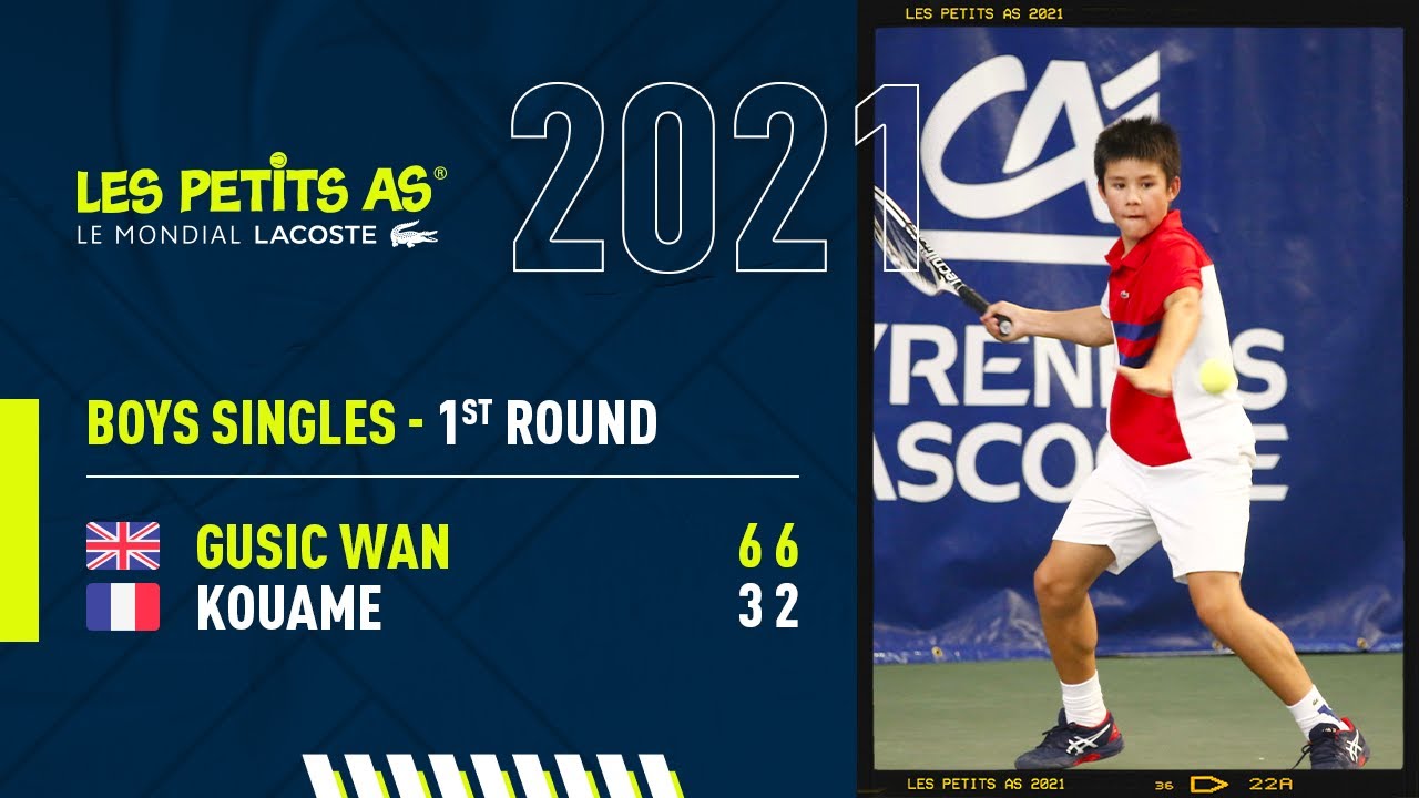 Les Petits As 2021 | Boys 1st Round | Benjamin Gusic Wan vs. Moise Kouame