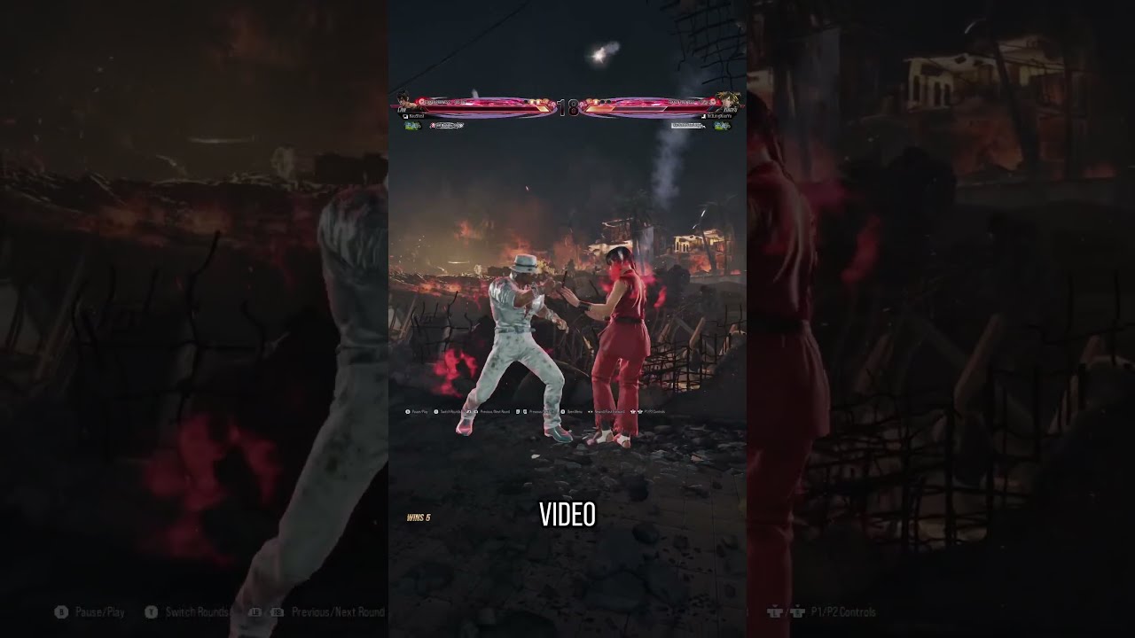 How to get Tekken 8 to run in vertical video mode