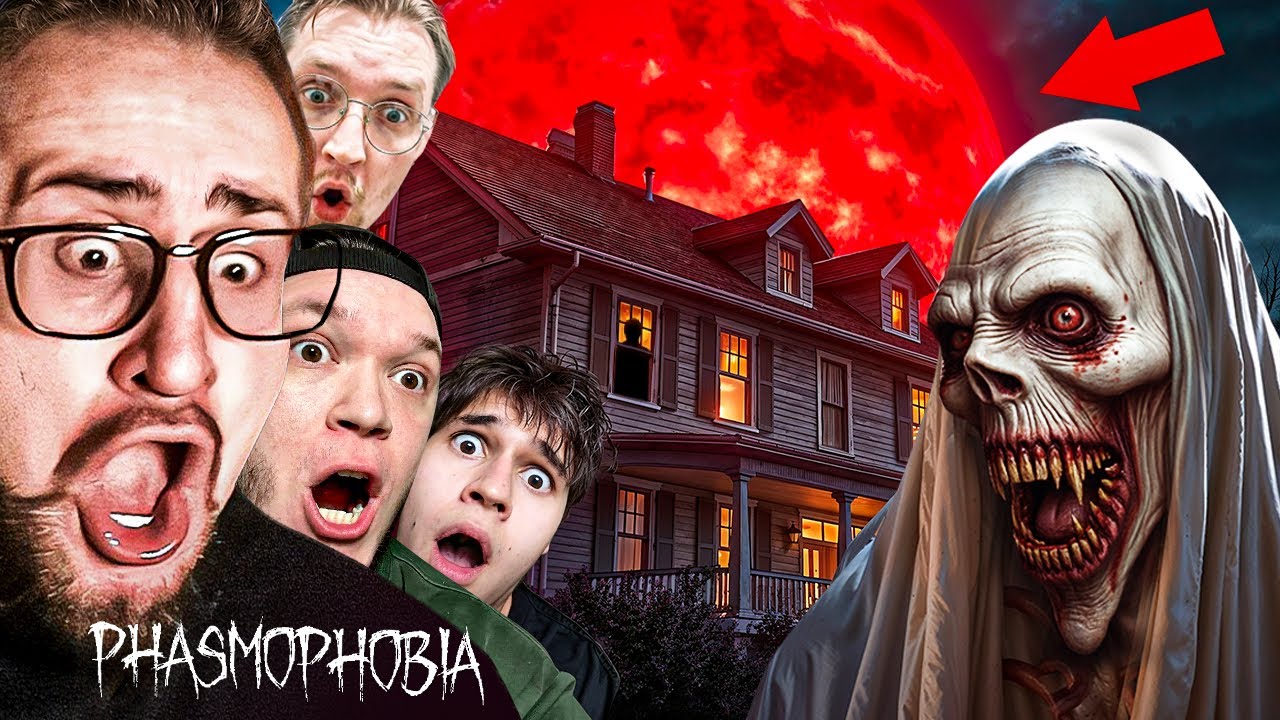 КРОВАВАЯ ЛУНА ДОВЕЛА НАС ДО ИСТЕРИКИ В ФАЗМАФОБИИ! Я БОЛЬШЕ НЕ БУДУ ИГРАТЬ В ЭТО! (PHASMOPHOBIA)