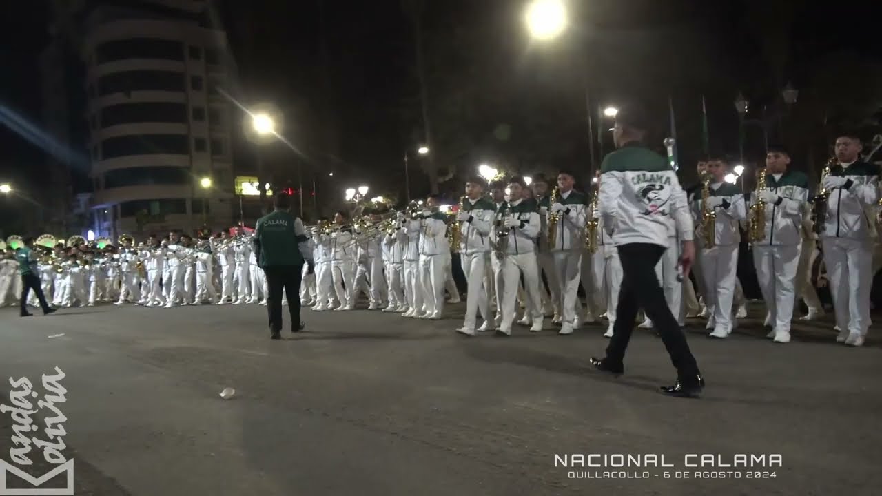 NACIONAL CALAMA desfile de faroles 6 de agosto 2024