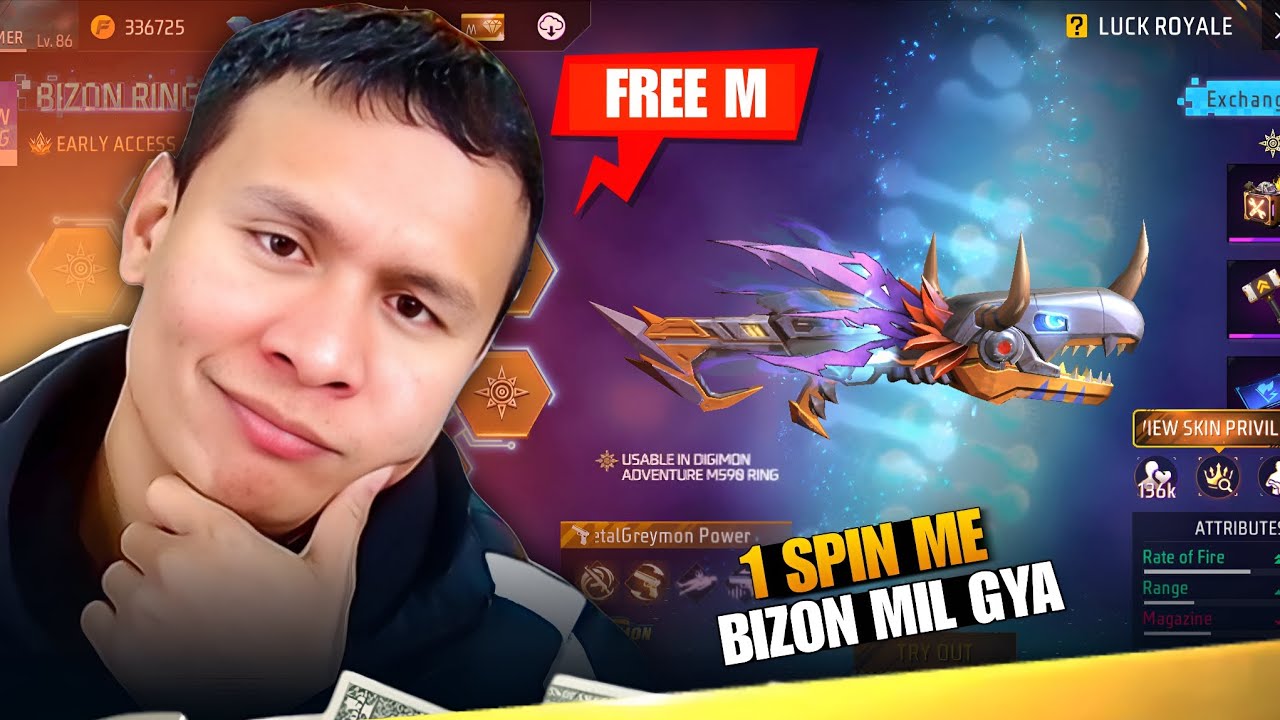 &ldquo;1 Spin = New Bizon Gun?!🔥 Yeh trick sabko jaan leni chahiye!&rdquo;😱