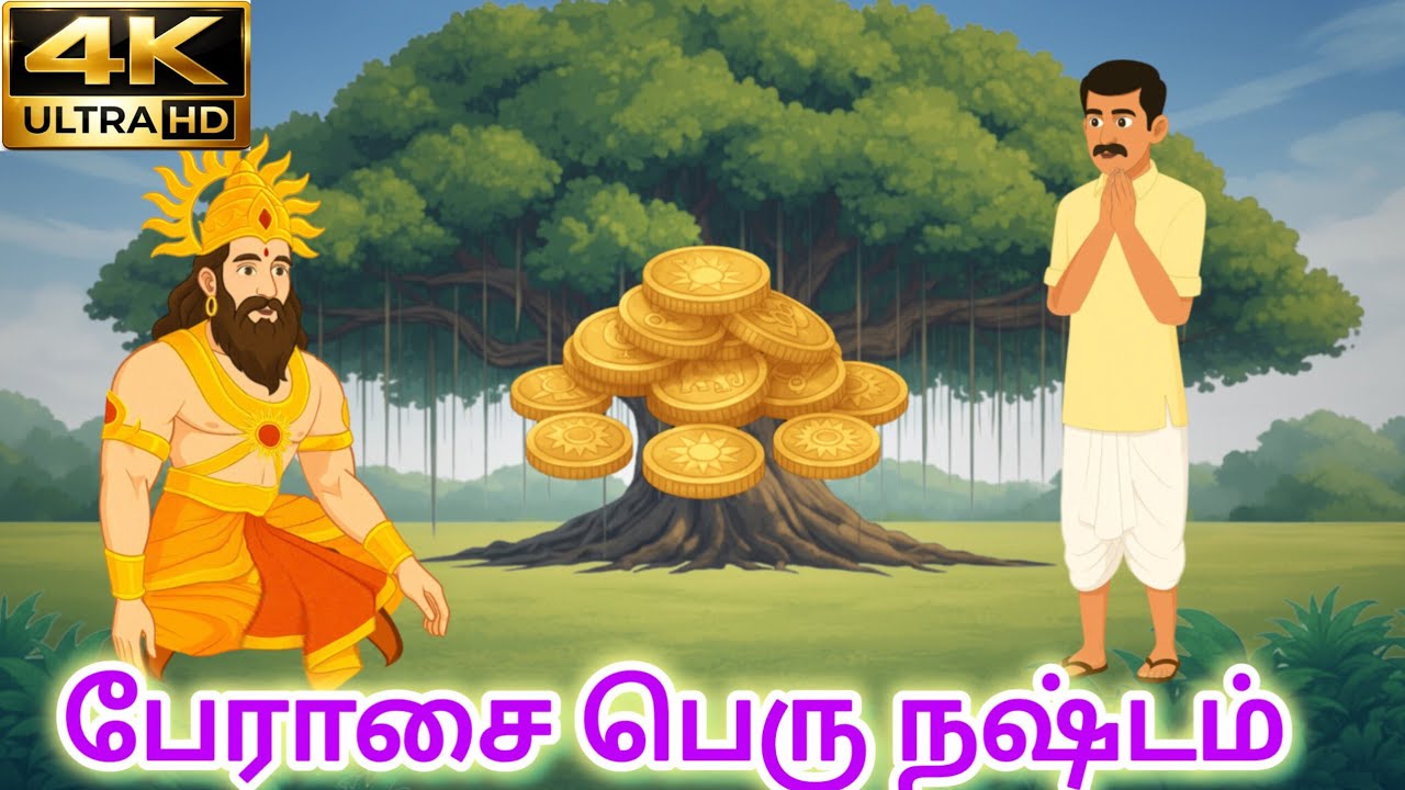 Tamil moral stories - பேராசை பெரு நஷ்டம் - needhikadhaikal