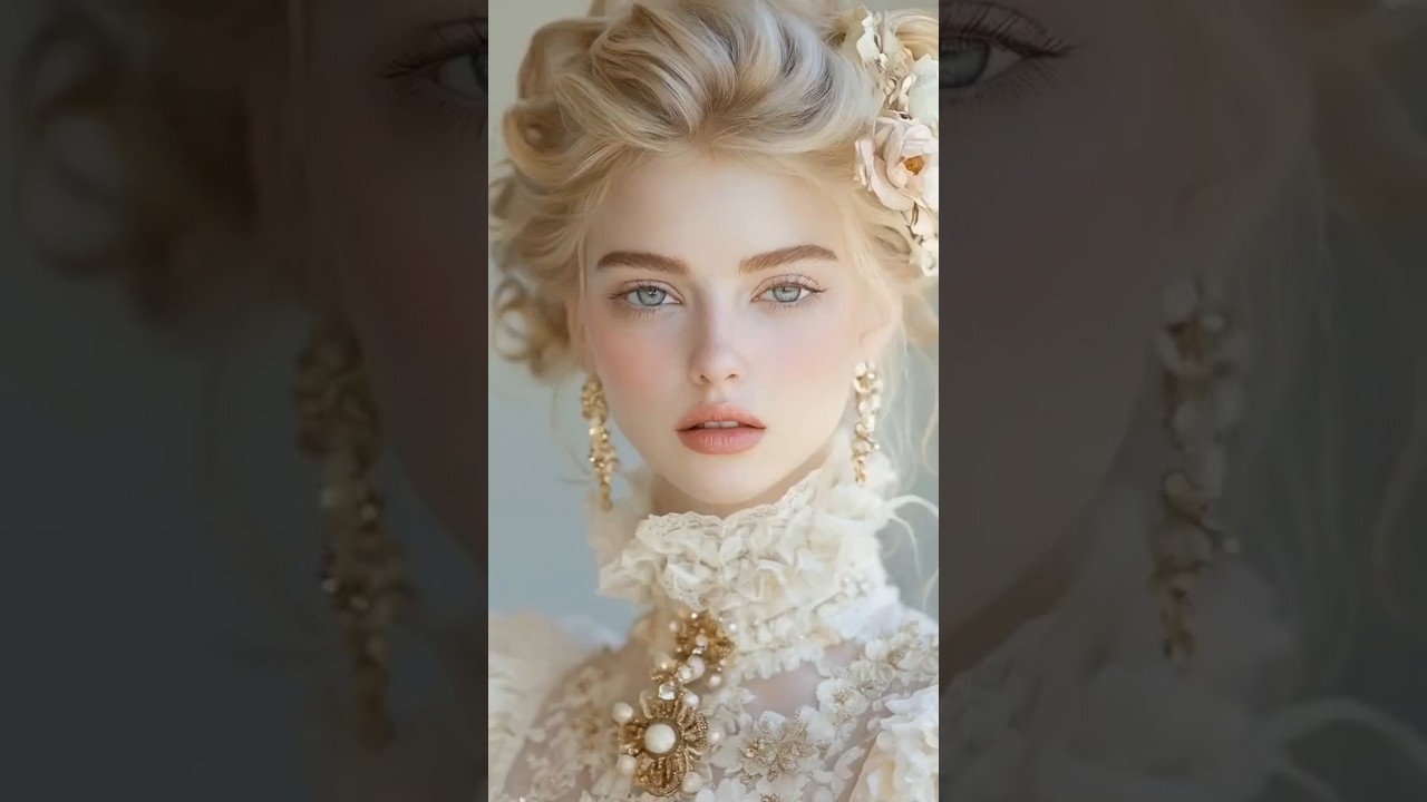 Regal Elegance: Lace and Pearls Ensemble Showcase #fashion #elegance #lace