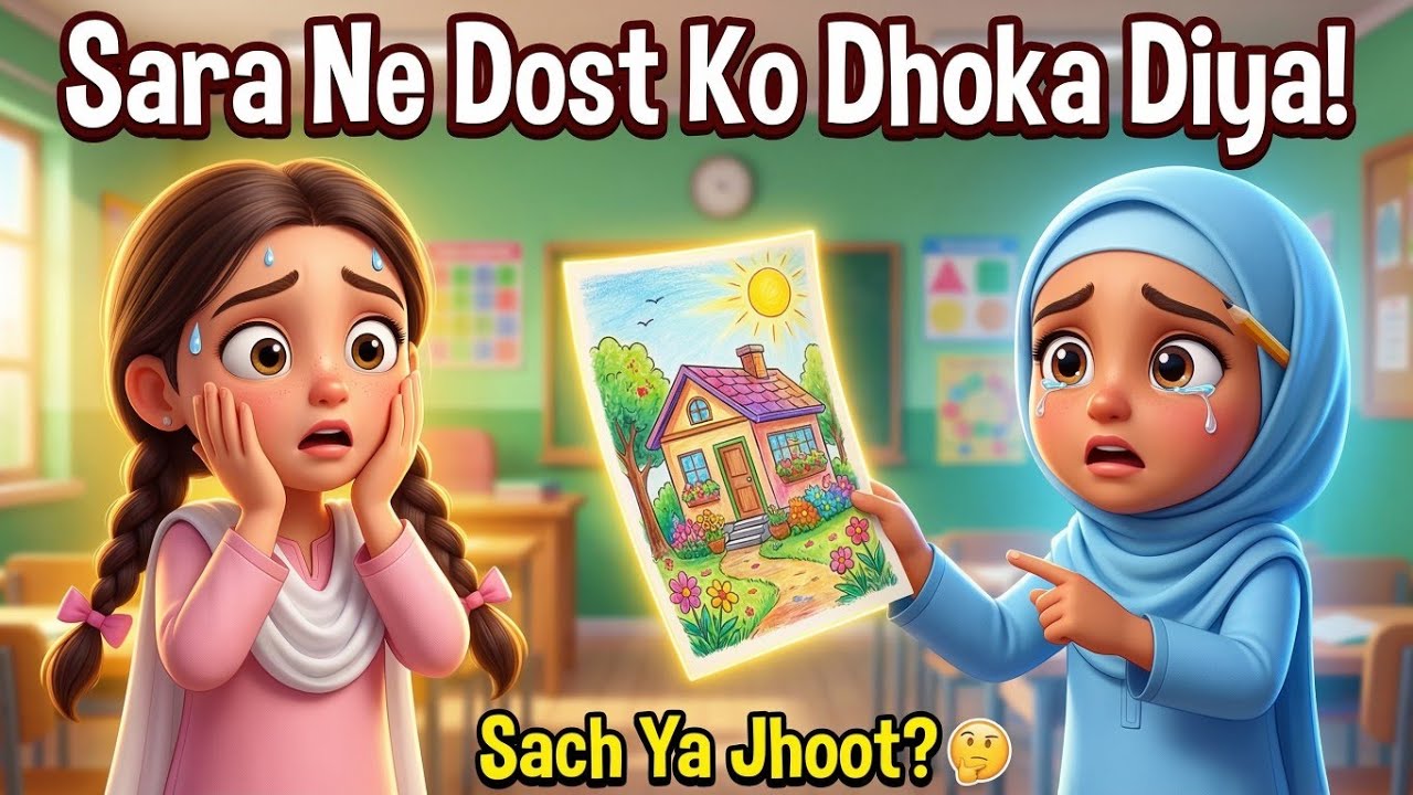 Sara Ne Dost Ko Dhoka Diya | Islamic Moral Cartoon | Bachon Ki Kahani