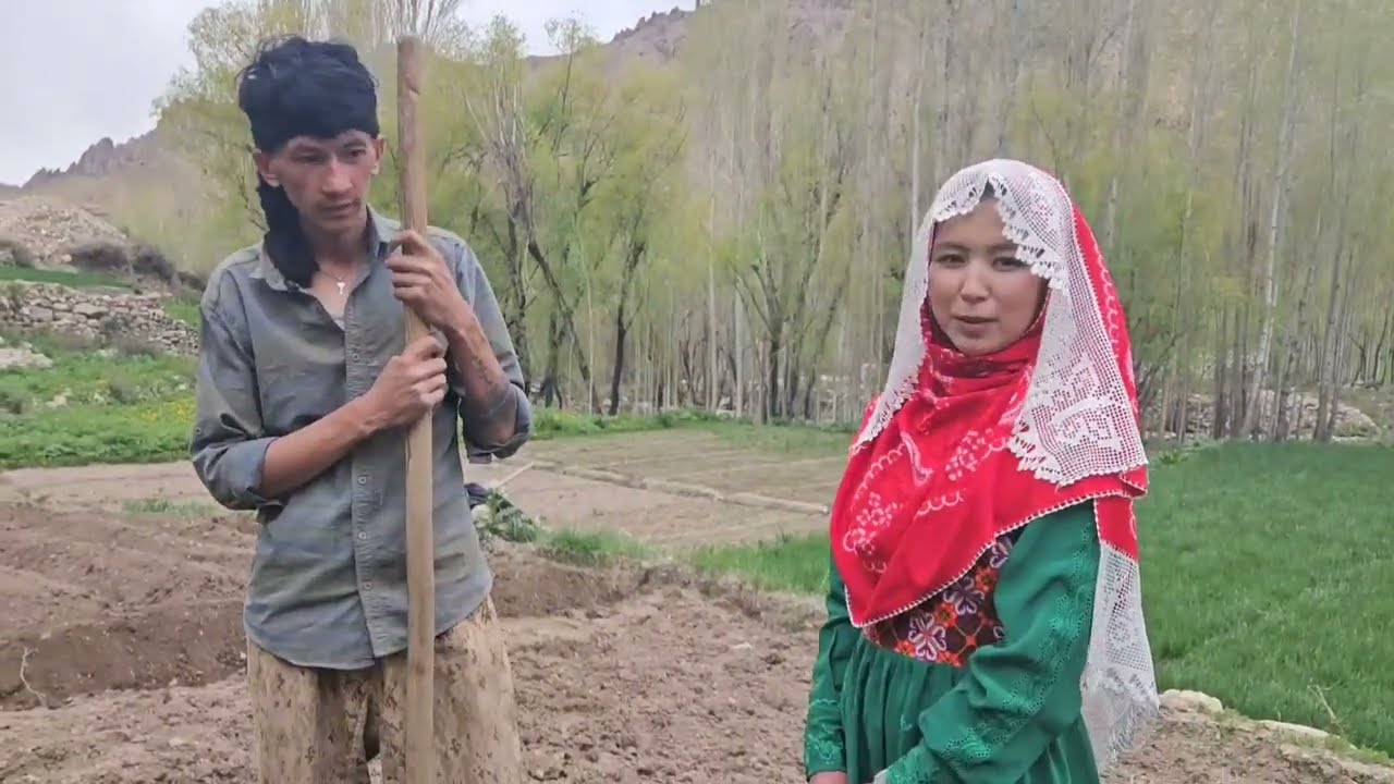 فصل زیبای جاغوری یک روز دهقانی 🌻🌿وآشپزی  در کمرک زیبا