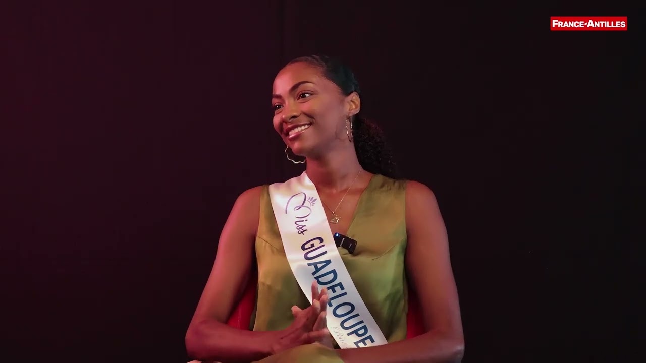 Moïra André Miss Guadeloupe 2024 chez France-Antilles