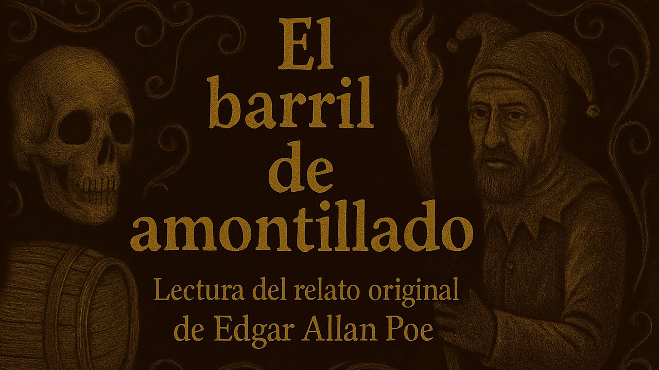 El barril de amontillado - Edgard Allan Poe | Relato completo con sonido de tormenta para dormir