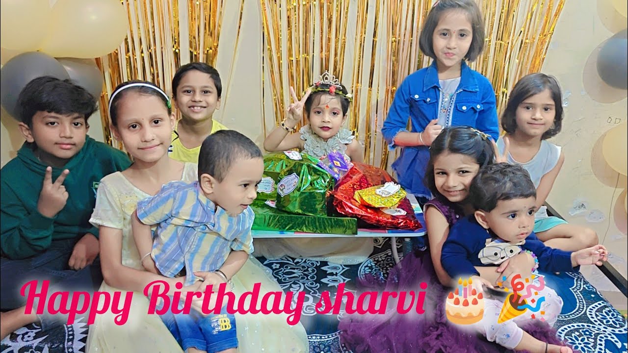 Sharvi che Birthday 🎂🎊 Ani khup sari dhamal masti😘♥️🥳#birthday #familyvlog 