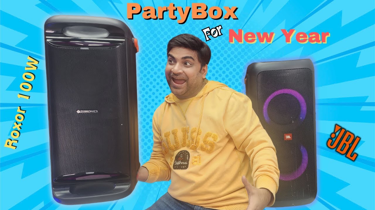PartyBox Speaker For New Year | Zeb Roxor Vs JBL | Portable Party Box