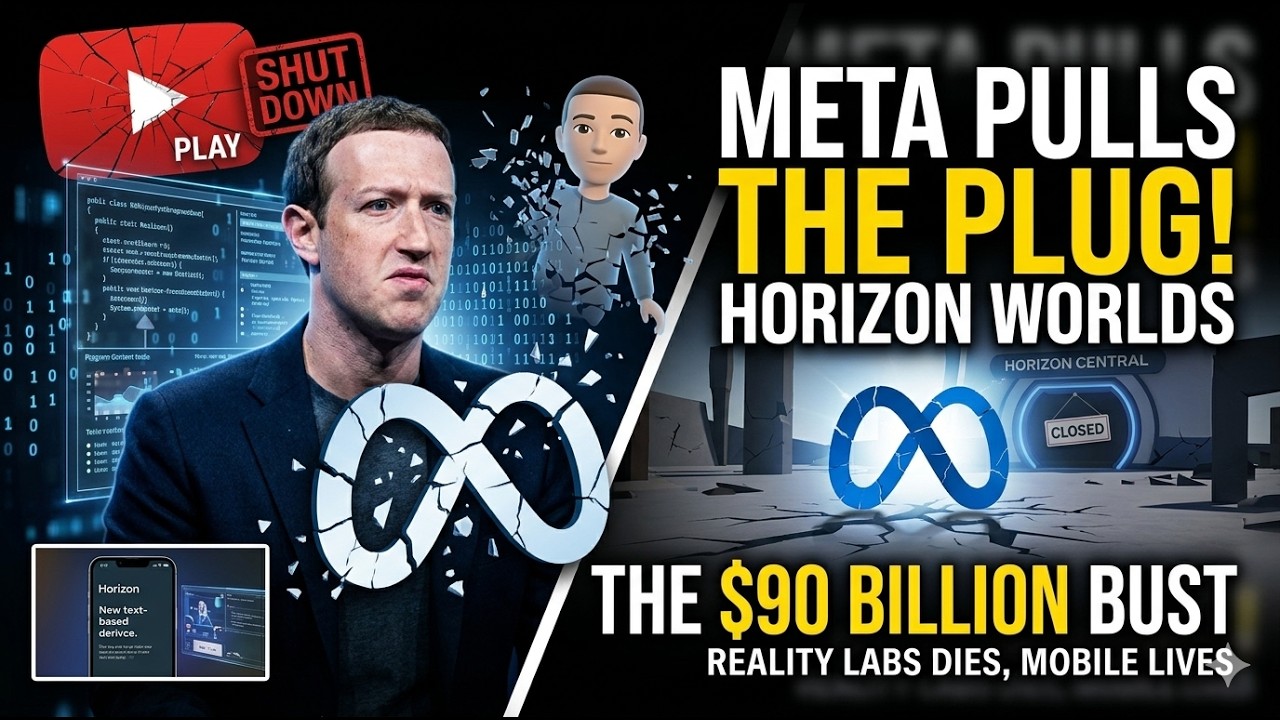 Мета-мир уничтожил метавселенную — 90 миллиардов долларов потрачены впустую.