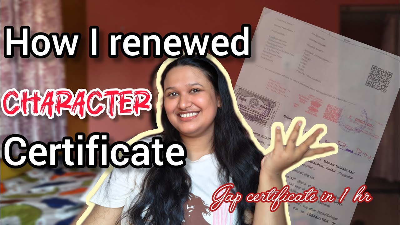 This is how I **RENEWED MY CHARACTER CERTIFICATE**👩‍⚕️⚕️ made 