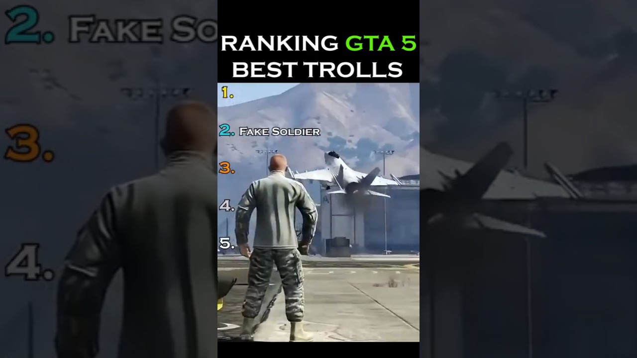 Ranking GTA 5 Best Trolling