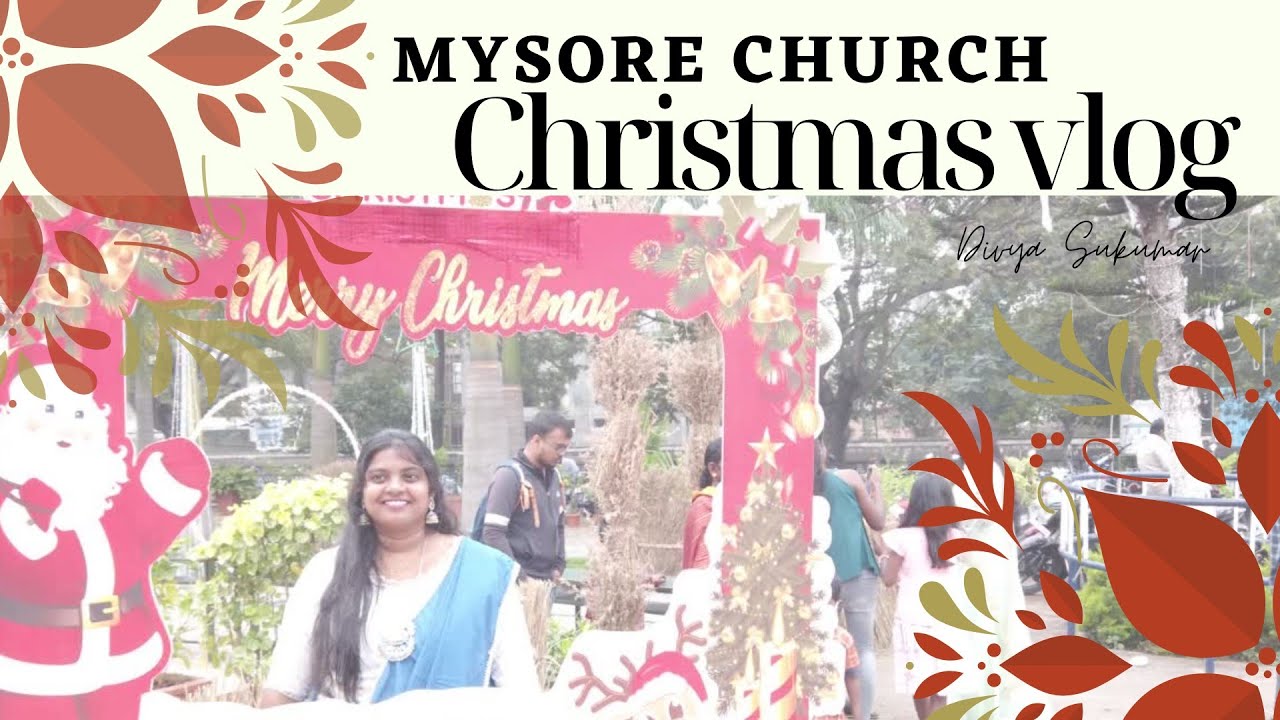Best Mysore Tourist Place | St. Philomena's Cathedral | Couple vlog | Karnakata Tourism | Christmas