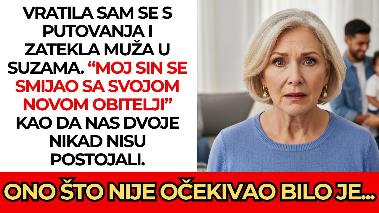 Vratila sam se s putovanja i zatekla muža kako plače sam. Moj sin se smijao sa svojom novom obitelji