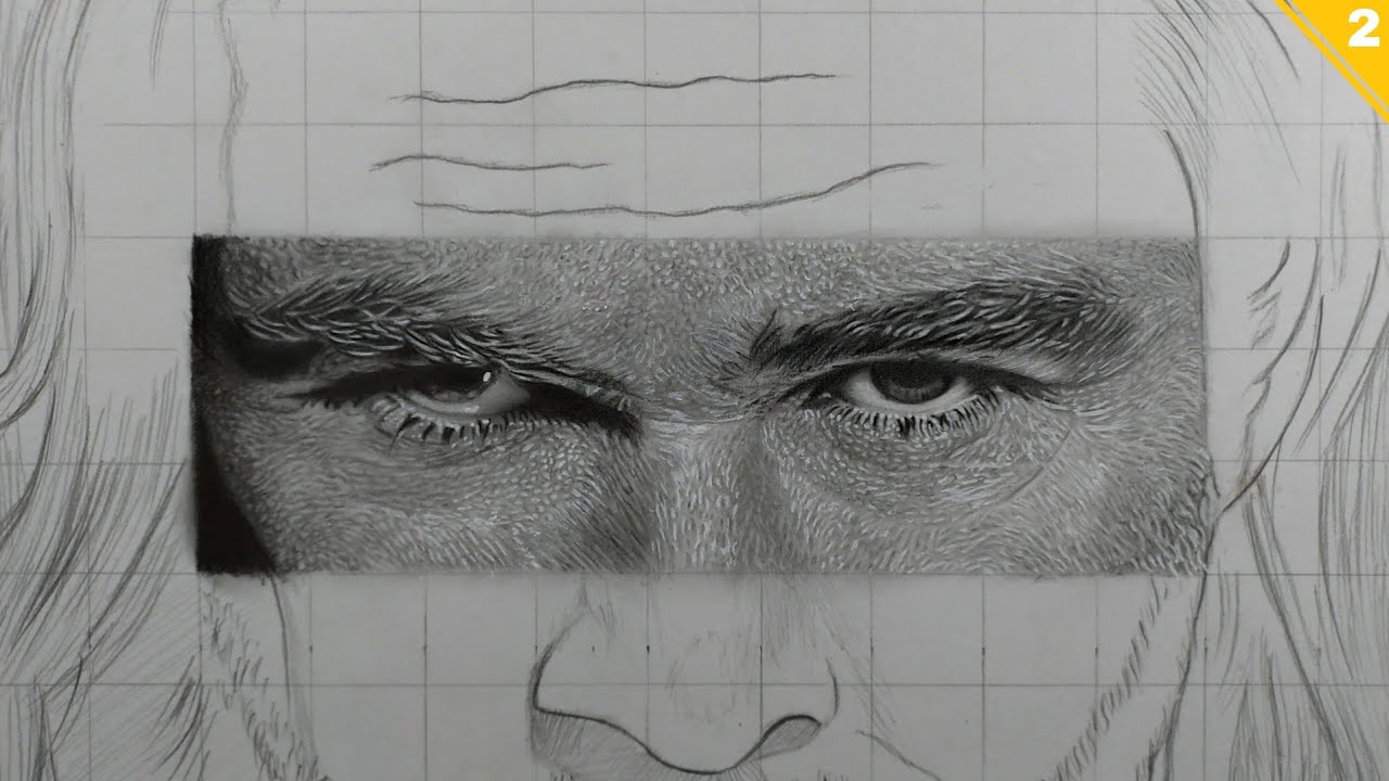 Thor drawing | step by step | hyper realistic shading tutorial part 2