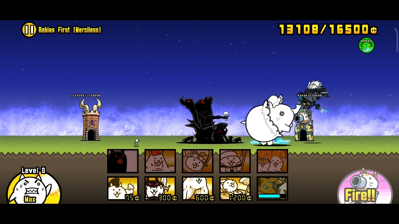 The battle cats - Babies first (Merciless) - D'Arktanyan strategy
