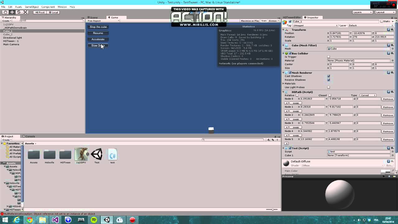 Hotween possibilities on unity