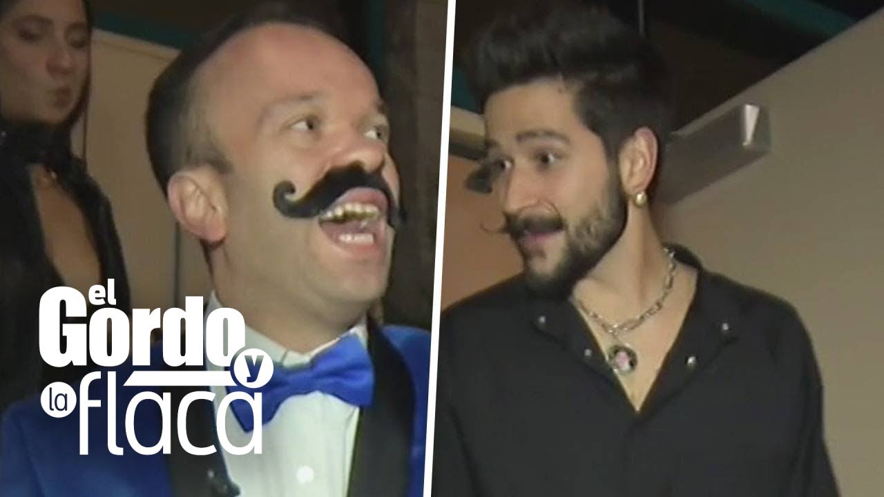 Camilo halagó el bigote que usó Carlitos 'El Productor' y recibió los regalos para su bebé | GYF