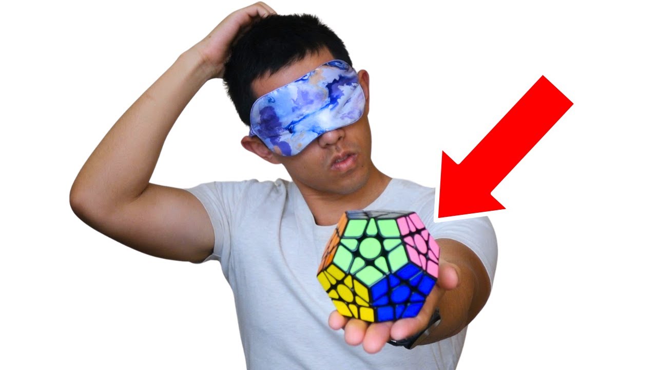 I Try To Solve A Megaminx Blindfolded