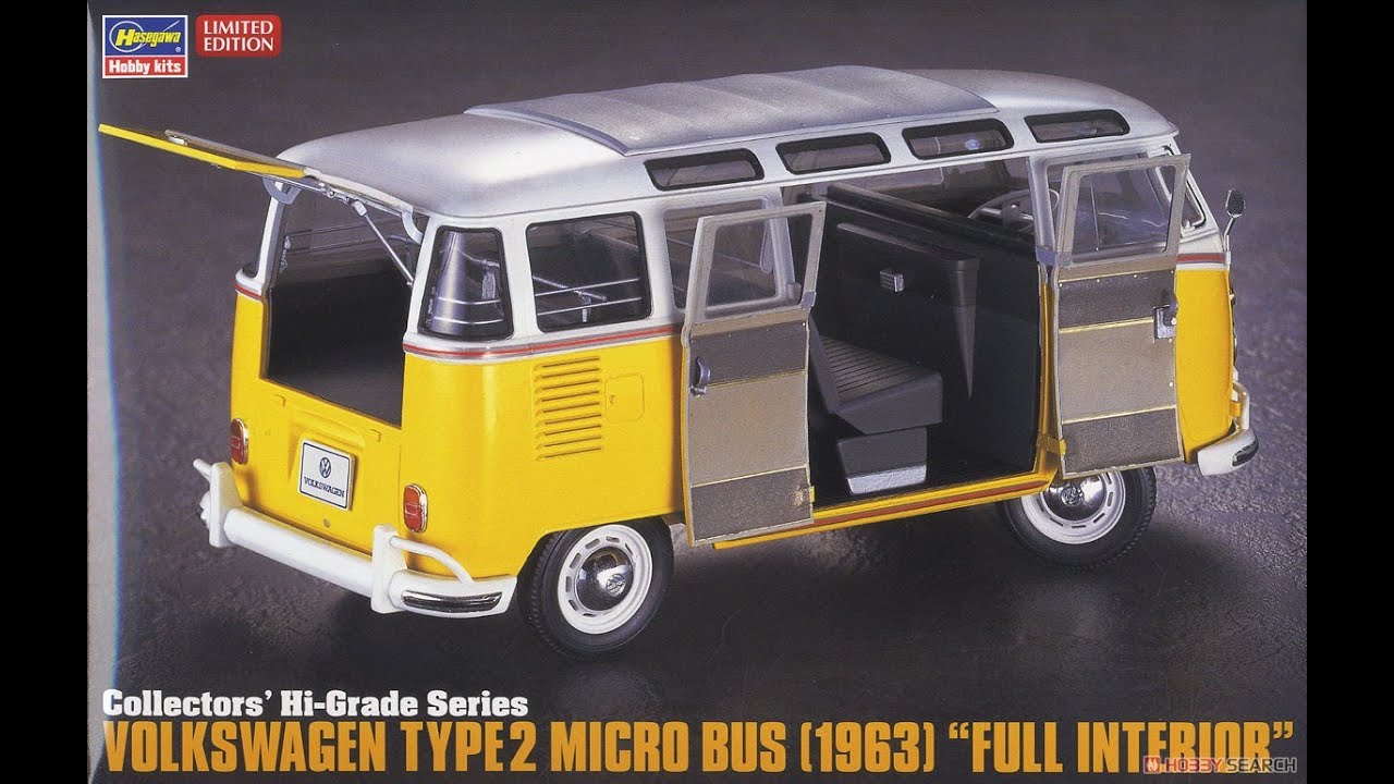 Whats In The Box | Hasegawa VW Type2 Micro Bus (1963) Full Interior