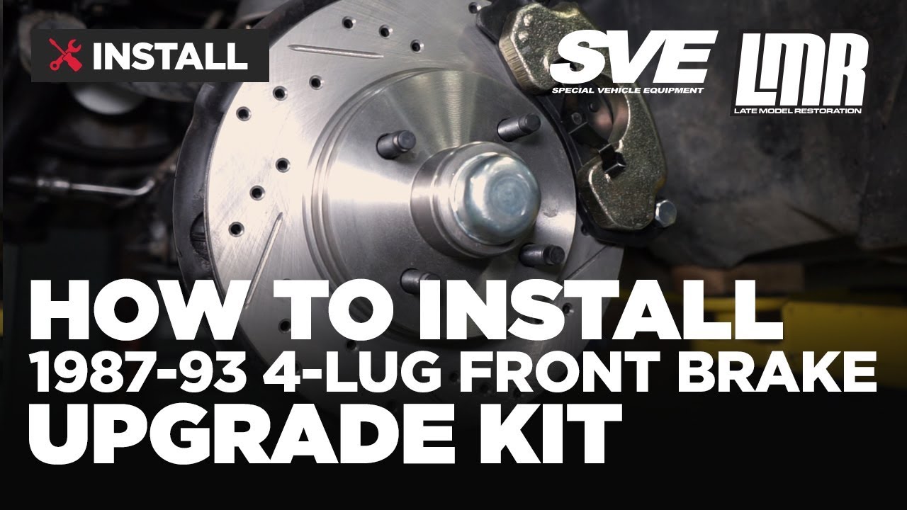1987-1993 Fox Body Mustang SVE Front Brake Upgrade Kit - Install & Review