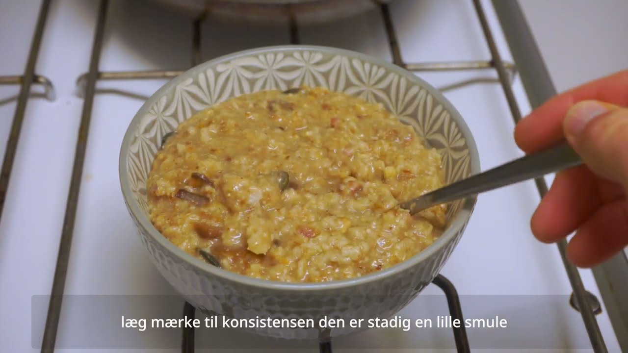 En lækker havregrød - Opskrift video fra Sund Fornuft