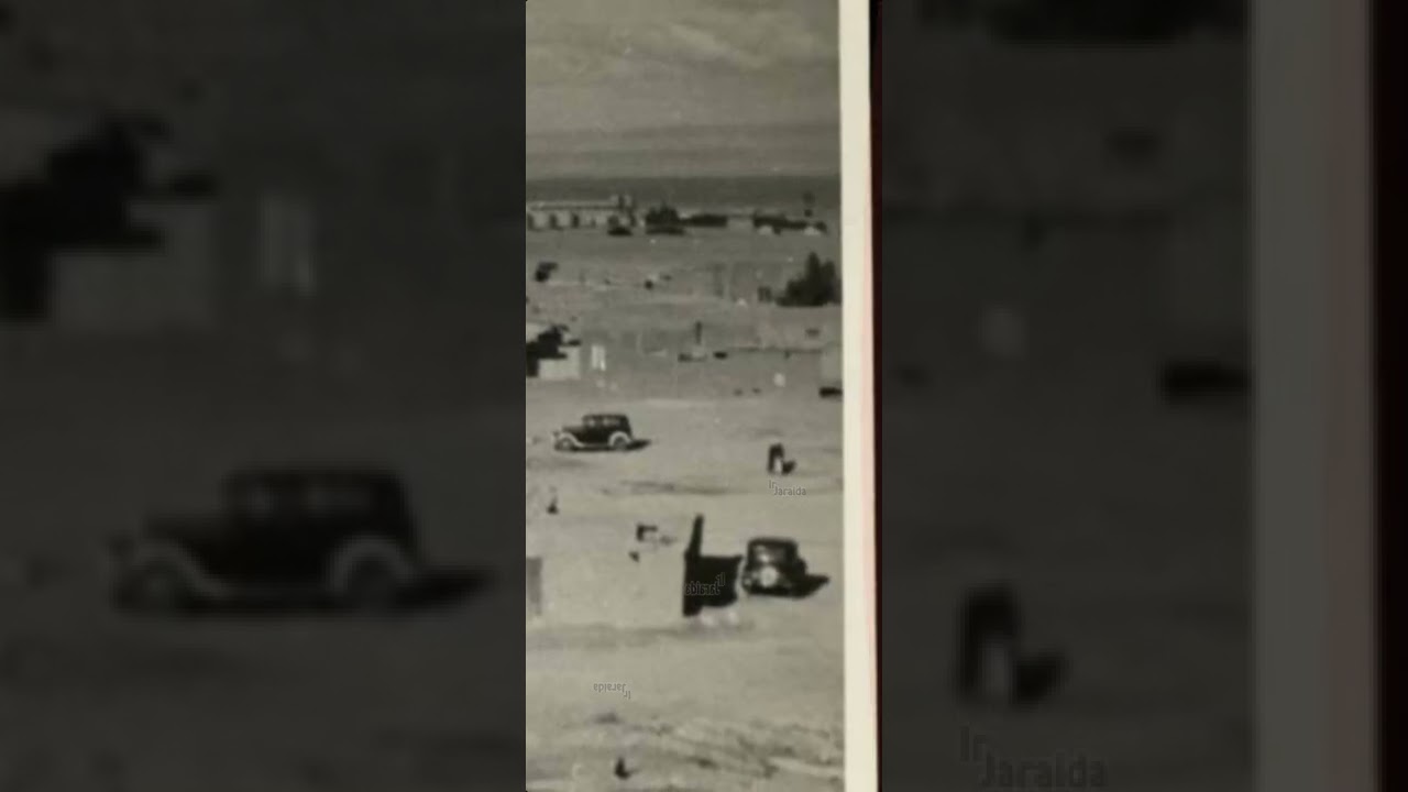 عند محطة سكة حديد المفرق بتاريخ آذار من عام 1941 | الأردن - صور قديمة