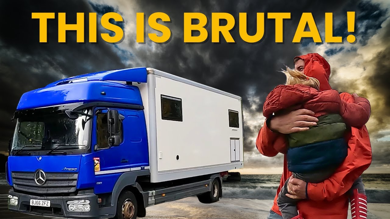 Our BRUTAL start to Van Life France 🇫🇷 (STORMS, FLOODS AND LOCK IN'S)