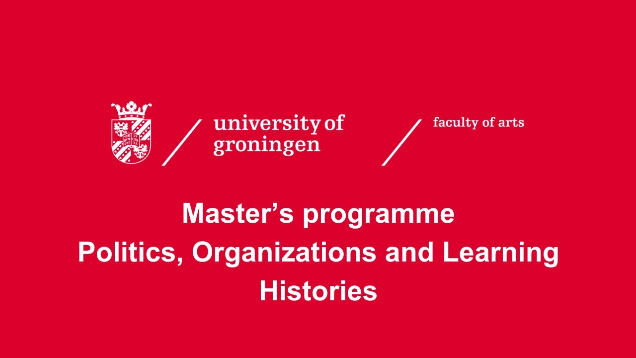 Master's programme History: Politics, Organizations and Learning Histories