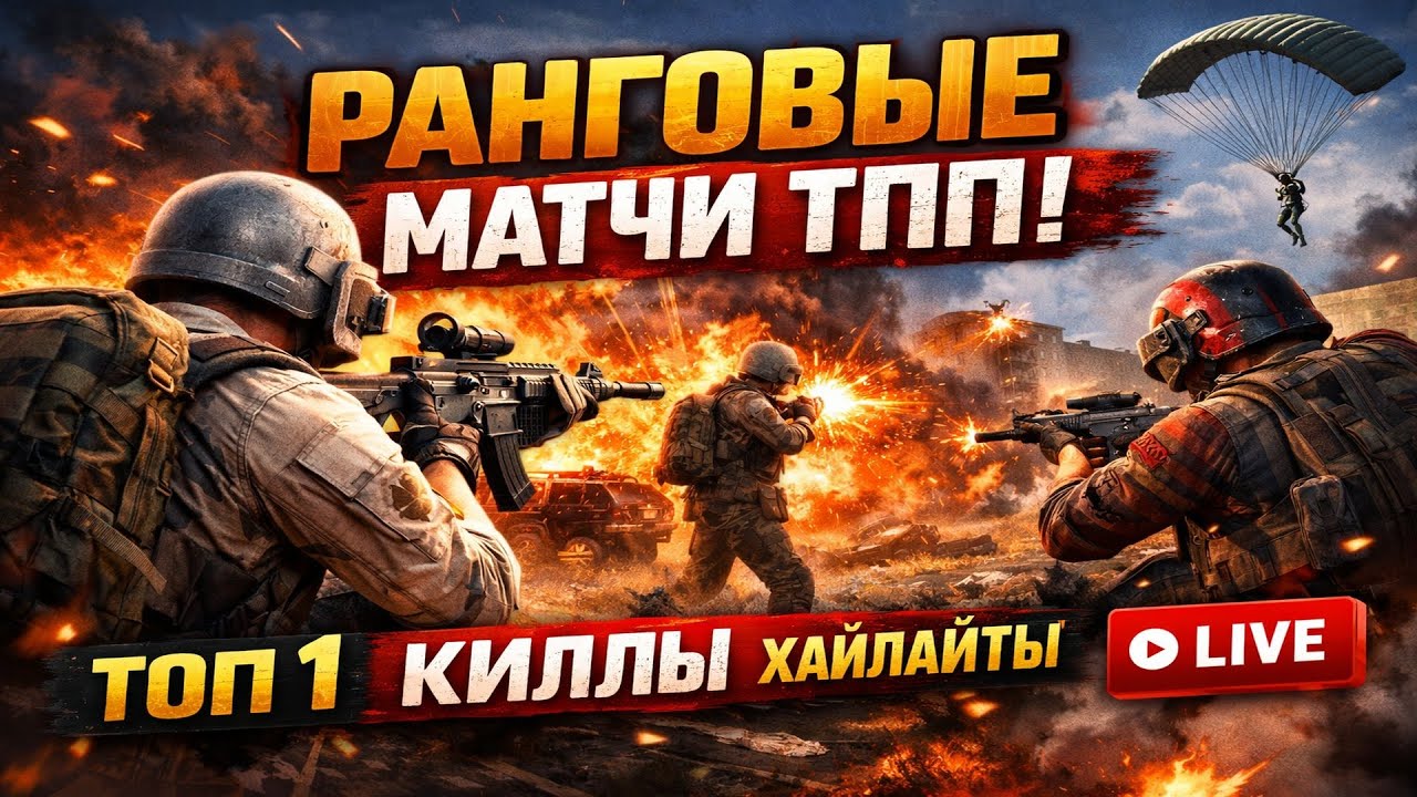 PUBG LIVE 🔥 Играем на победу | Стрим без пауз